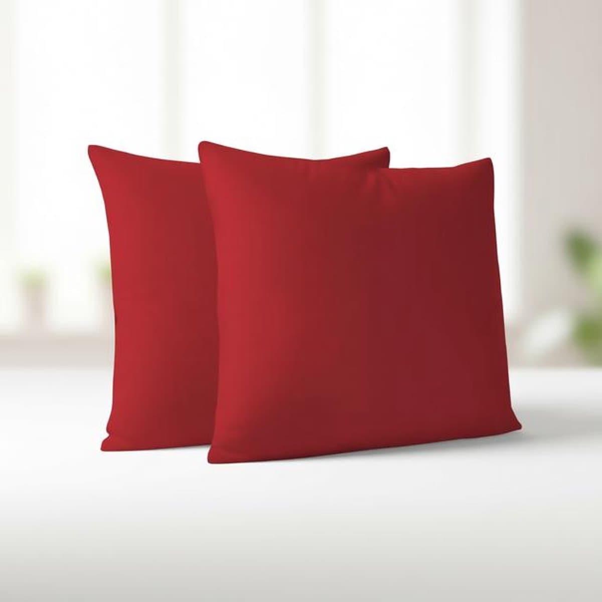 ElleMooi Set van 2 kussenslopen 50x50 cm - Jersey katoen - Zacht en ademend