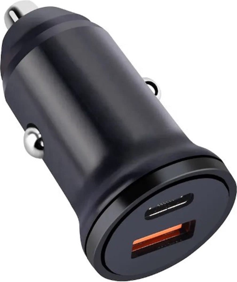 Dicadore - Autolader USB A & USB C - Auto oplader USB - USB C autolader 2 poorten - Auto lader - Sigarettenaansteker USB oplader auto - Snellader