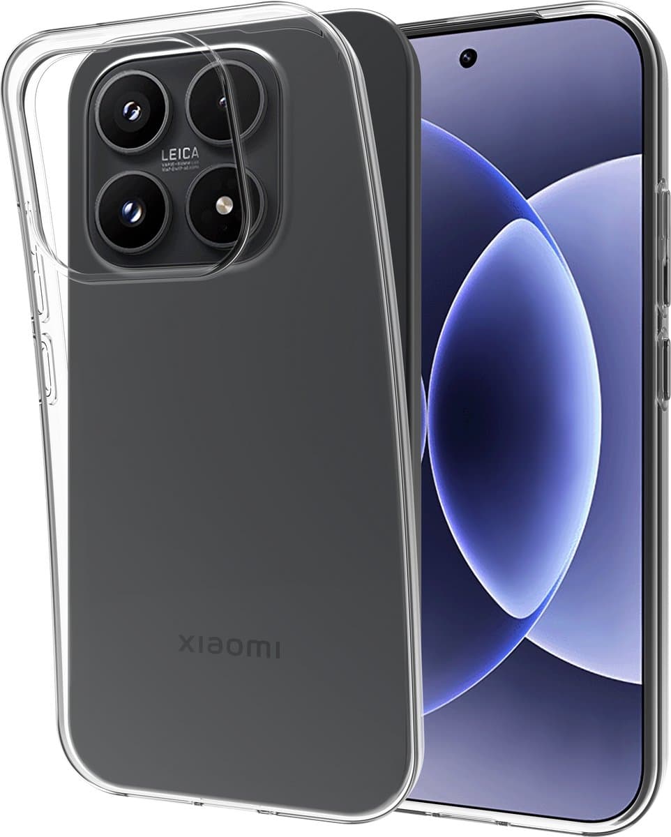 Just in Case hoesje geschikt voor Xiaomi 17 Hoesje Siliconen - Flexibele Case - Transparant