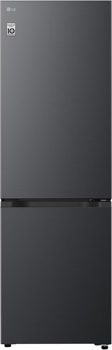LG GBBSJ1CCEP - Koel-vriescombinatie 333L - Energieklasse C - Mat Zwart - Fresh Converter+ voor ieder soort vlees, fruit of groente - Door Cooling+ waardoor dranken en etenswaren langer vers blijven - Zero Clearance voor iedere keuken