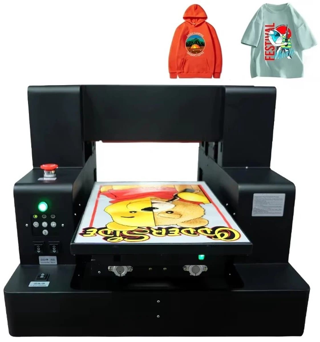 VEVOR A3 DTG/DTF Printer L805 - Professionele T-Shirt Printer met 1440×1440 DPI - Hoge Resolutie - Direct op Textiel Printen - Automatische Witte Inkt Mixer - Epson L805 Printkop - A3 Flatbed Printer voor Kleding, Hoodies en Merchandise Printen