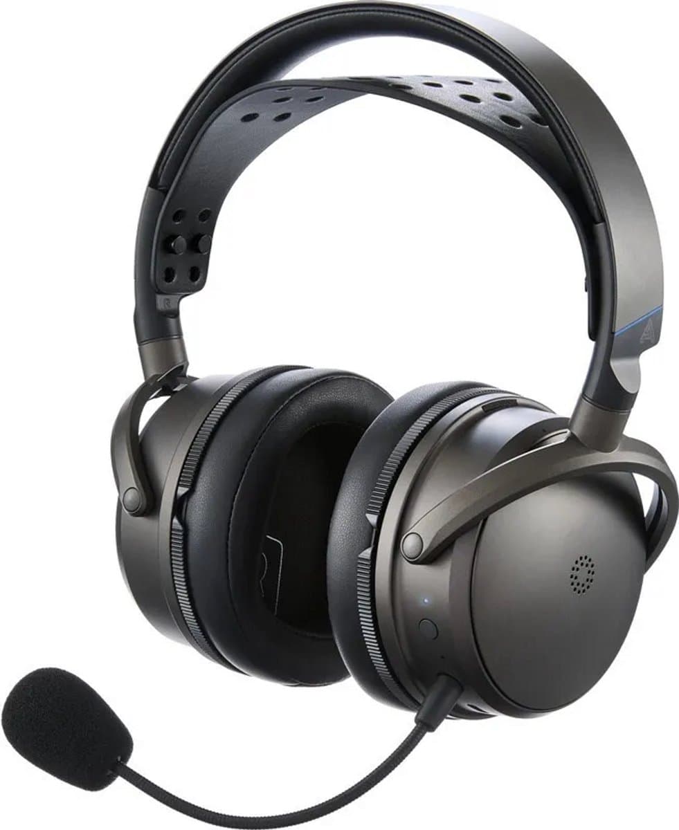 Audeze Maxwell 2 Playstation - Draadloos - Stereo - USB-C - Voor Nintendo Switch 2, PC, PlayStation 5 - Afneembare microfoon - Zwart
