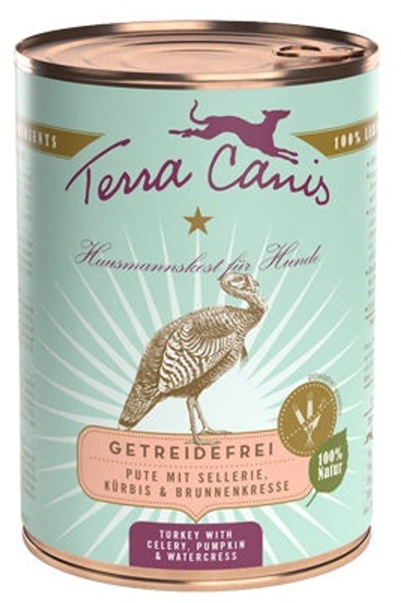Terra Canis Graanvrij - Kalkoen met Selderij - 6 x 400 g