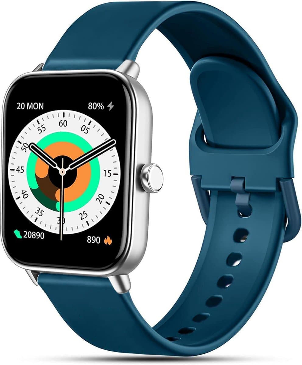 22mm Siliconen Horlogeband Universeel Compatibel met Diverse Smartwatches IDW P Serie