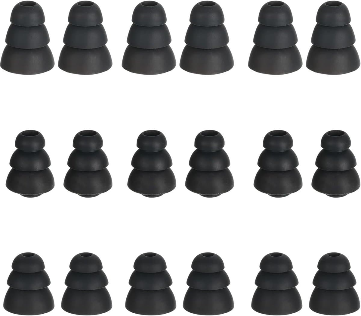 Siliconen drieflens oordopjes voor in-ear hoofdtelefoons (4-5 mm)