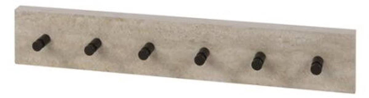 Kapstok Travino 6H - Keramiek travertine