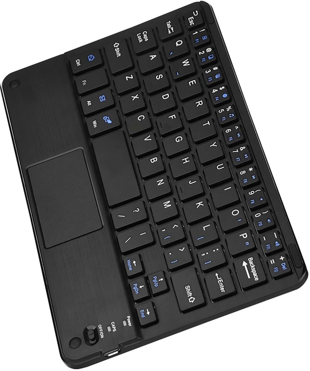 Mini Keyboard with Touchpad Wireless Keyboard Bluetooth Keyboard, Wireless Keyboard for Touchpad, Wireless Keyboard Touchpad Combo Set for PC Tablet Keyboards, Mice &