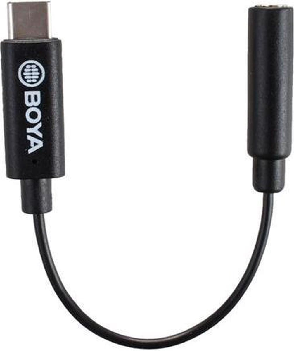 Boya Audio-adapter By-k6 Universeel Dji Osmo Pocket 3,5 Mm Zwart