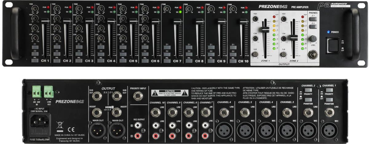 Audiophony PA PREZONE642
