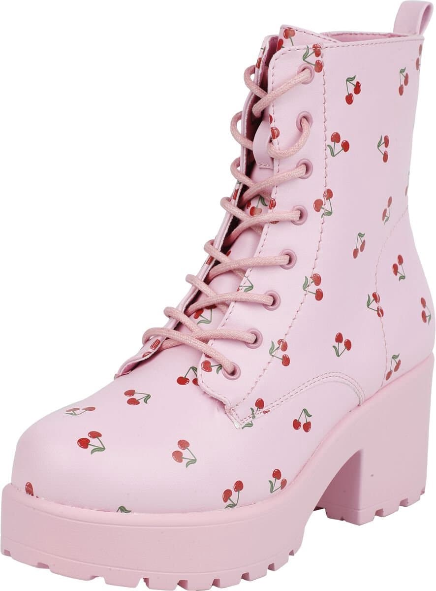 KOI Cherry Passion Platform Dames Laars - roze - EU37