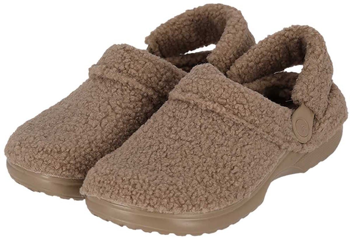 Morethansocks - Klomp pantoffels heren - Teddy - Sloffen heren - Heren pantoffels