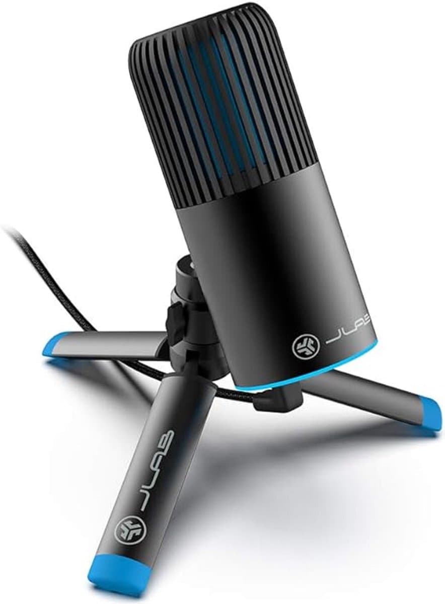 microphone - Podcast Microphone voor Podcasting, Gaming, Live Streaming & Opname, Ingebouwde Koptelefoonuitgang