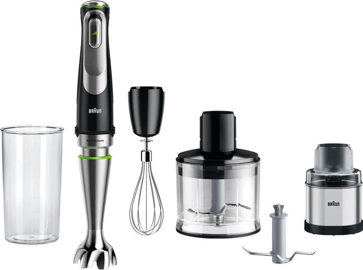 Braun MultiQuick 9 MQ9138XI Staafmixer Set