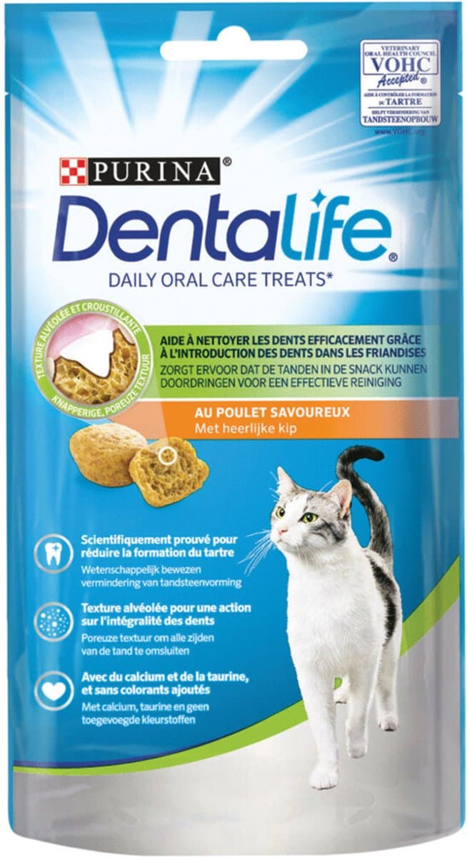 Purina Dentalife Denta Care Snacks - Kattensnack - Kip 40 g