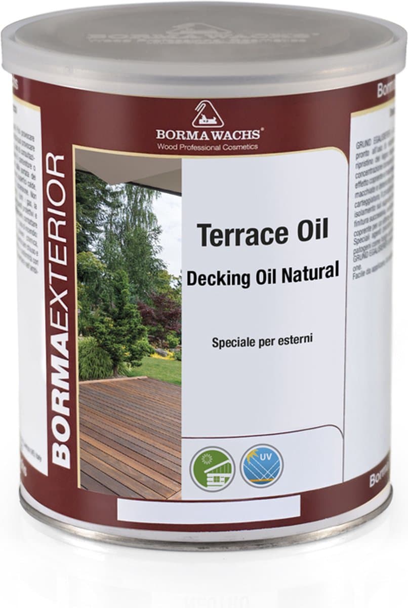 Borma Wachs Deense olie / Terras olie Kleurloos - 1 liter