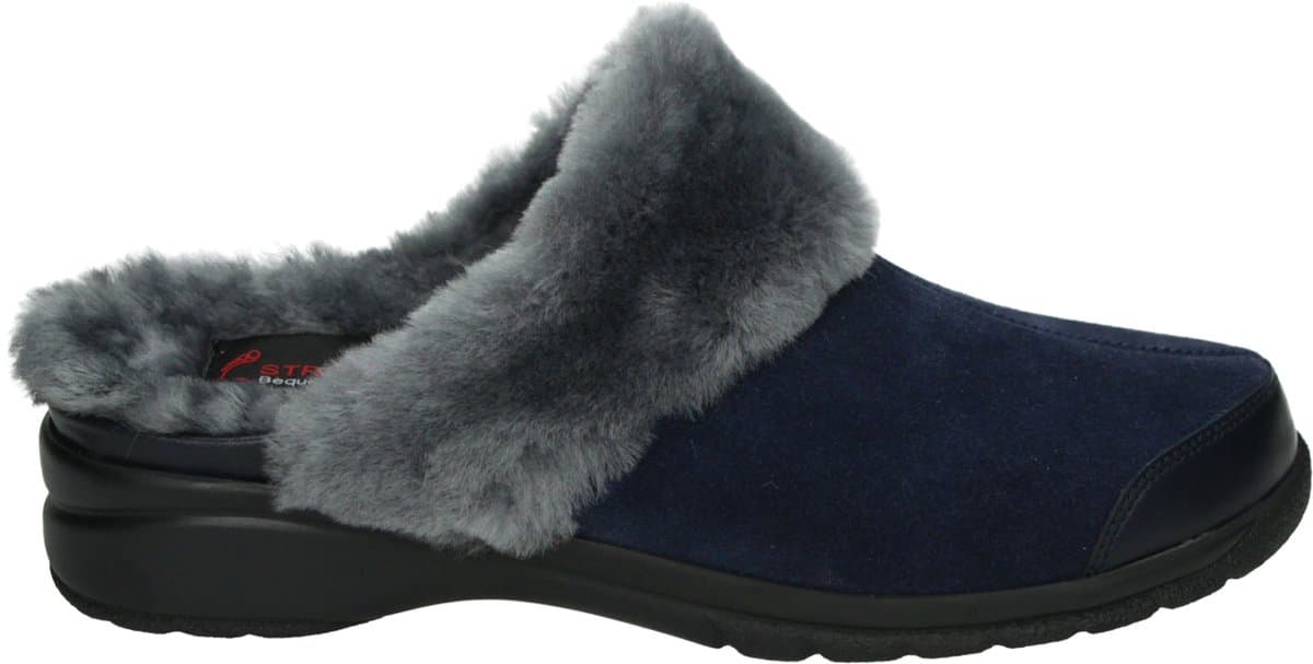 Strober GABY 72081H - Dames pantoffels - Kleur: Blauw - Maat: 38