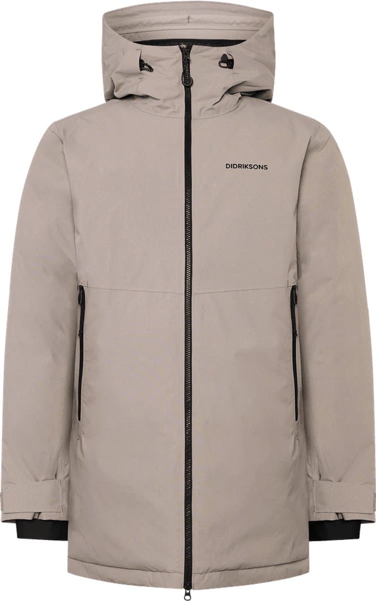 Didriksons TEMPEST USX PARKA Heren Outdoorjas - Ash Brown