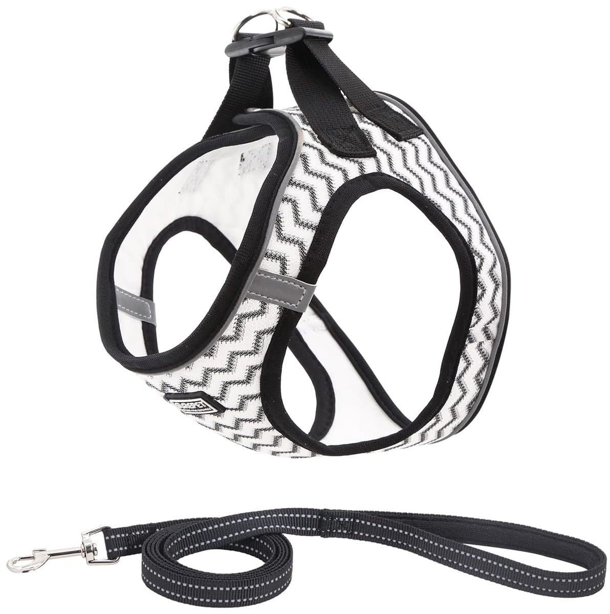 Omgoods - Reflecterend Harnas voor Kleine Honden en Katten - Ademend en Verstelbaar met Leash