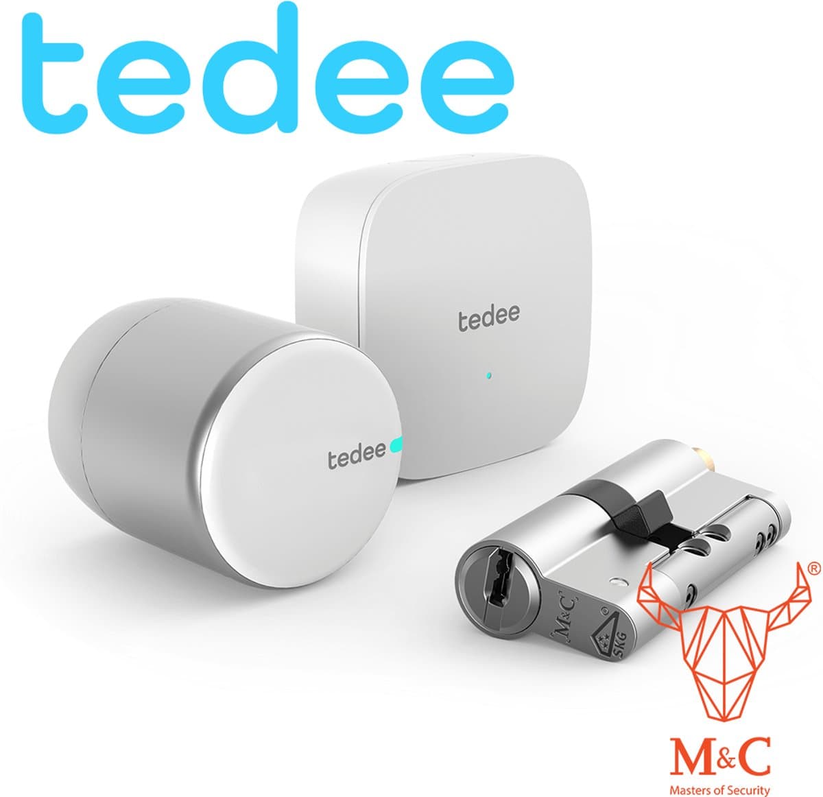 Tedee lock + M&C cilinder + Tedee bridge
