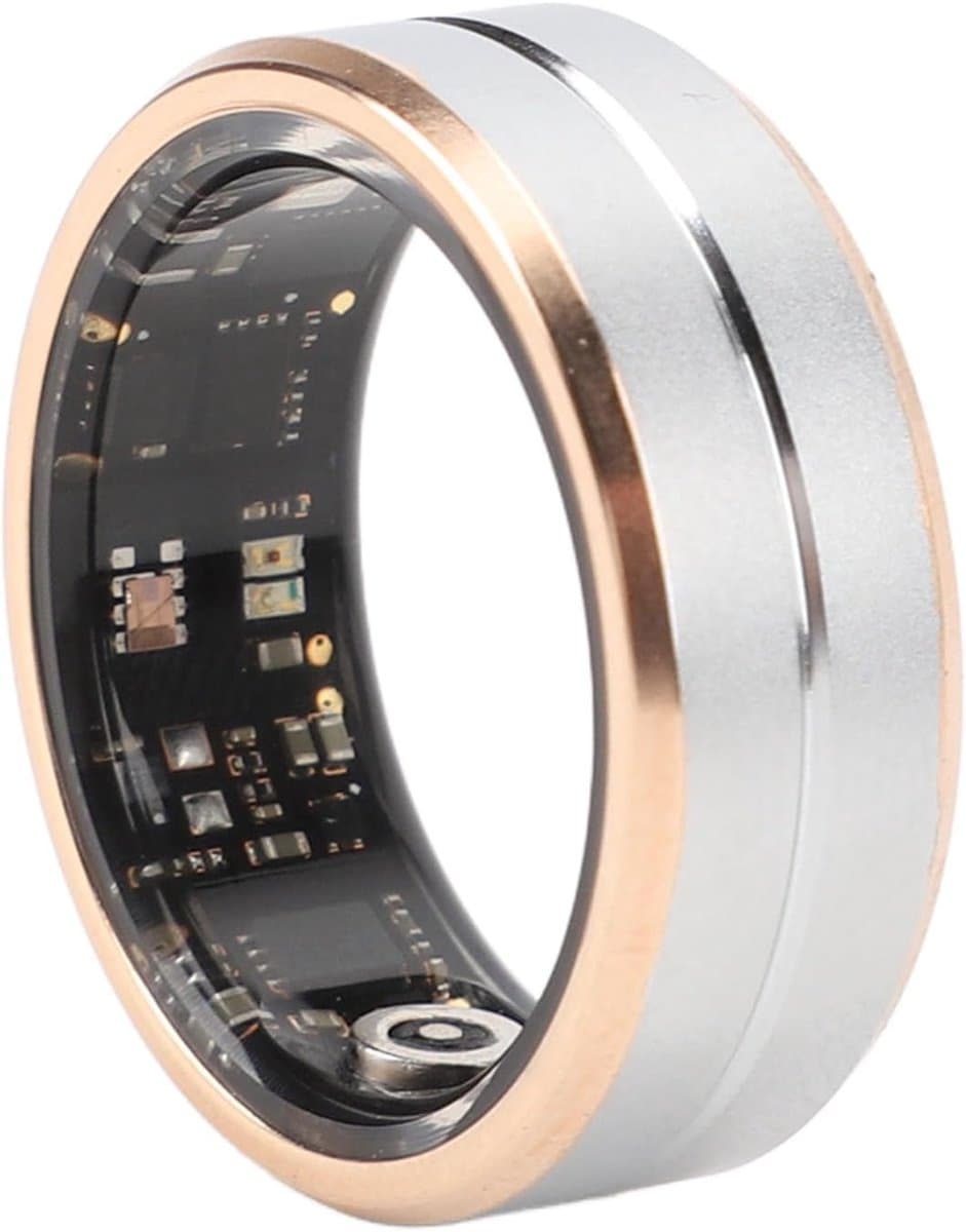 Slimme Gezondheidsring - Activiteitstracker Ring - Gezondheid Monitoren - 15 Dagen Standby - 3 mm Dik - Zwart