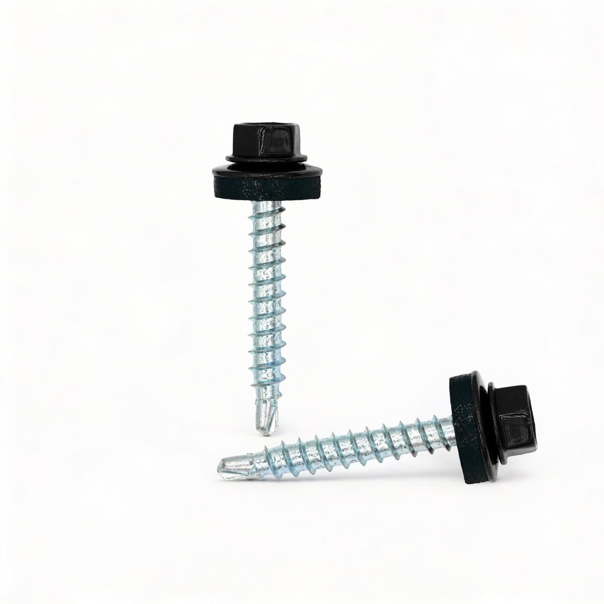 TWISTEC Zelfborende Dakschroeven 4,8 x 35 mm – Voor Houten Onderconstructies – RAL 9005 Gitzwart – 100 stuks