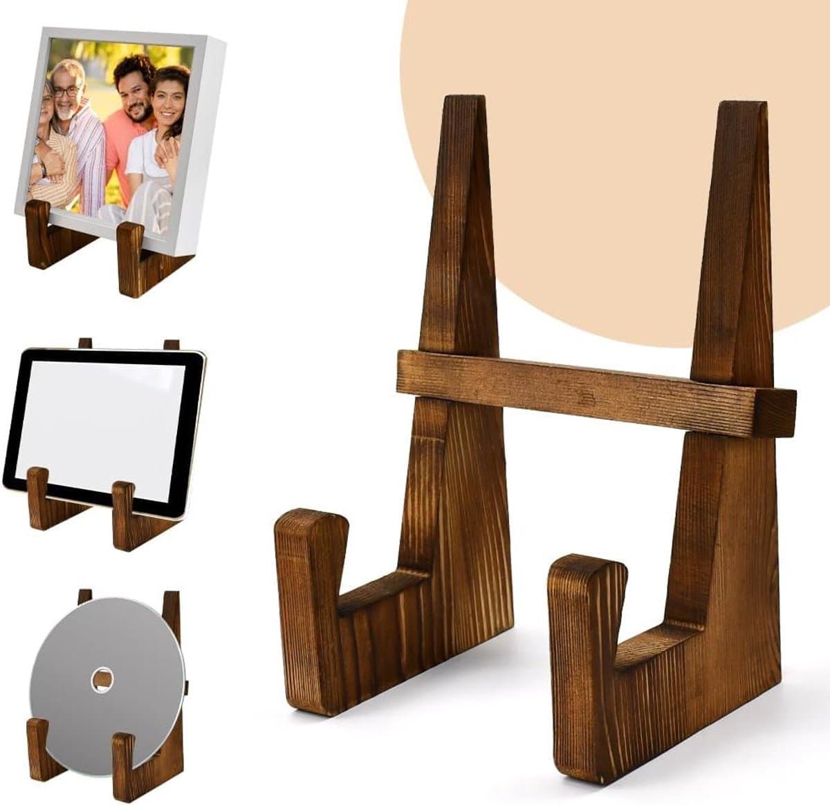 Plaat Display Stand - Decoratie Houder - Presentatie Objecten - Stevig Ontwerp - 245 cm - Transparant
