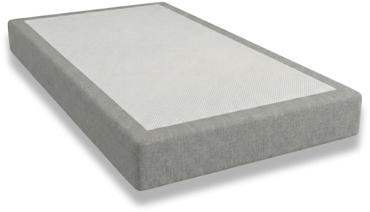 Mörgenn Gestoffeerd Hotel Matras 25 cm - Pocketvering + Koudschuim - Lichtgrijs - 120x200 cm - Hardheid Zacht