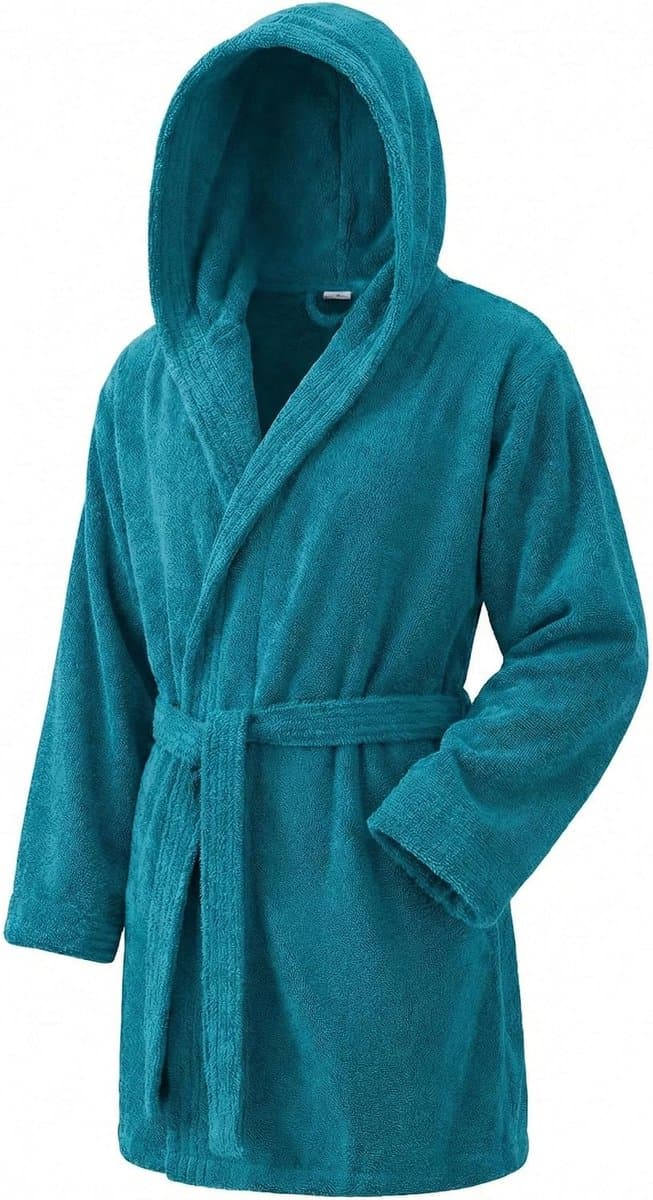 Handdoek - Unisex Badjas - Douchebadjas voor Heren of Dames - Badjas met Capuchon - 100% Katoen - 500g/m2 - Badstof Badjas, XL
