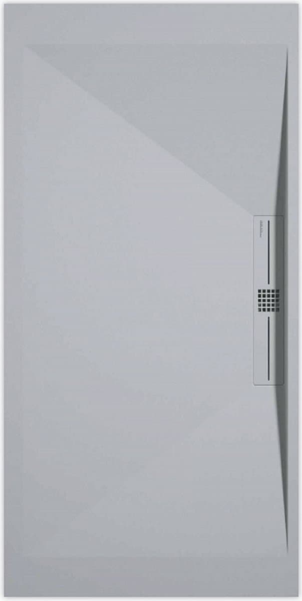 Sanifun douchebak Stone Side Gray 7035 Smooth 1000 x 900 P