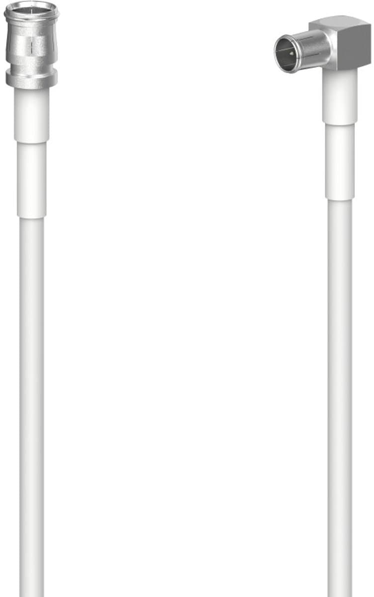 Hama 00205333 coax-kabel 9 m F Wit