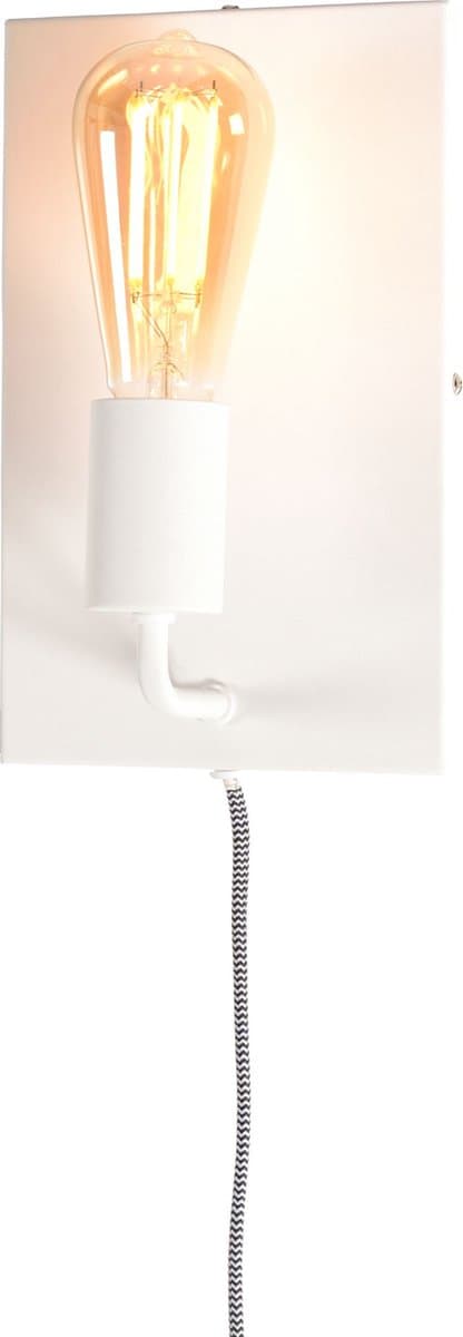 it's about RoMi Wandlamp Madrid - Wit - 15x10x25cm - Binnen Modern