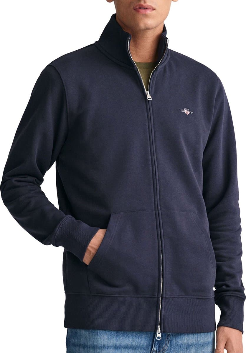Gant Vest Reg Shield Navy