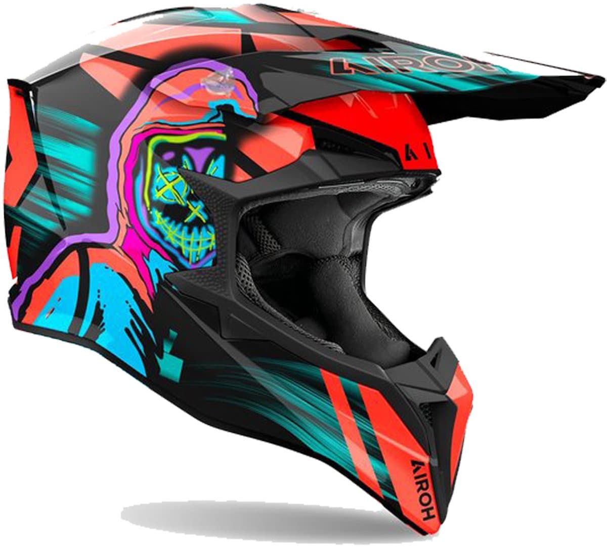 Airoh Wraaap Cyber Oranje Offroad Helm - Maat L - Helm