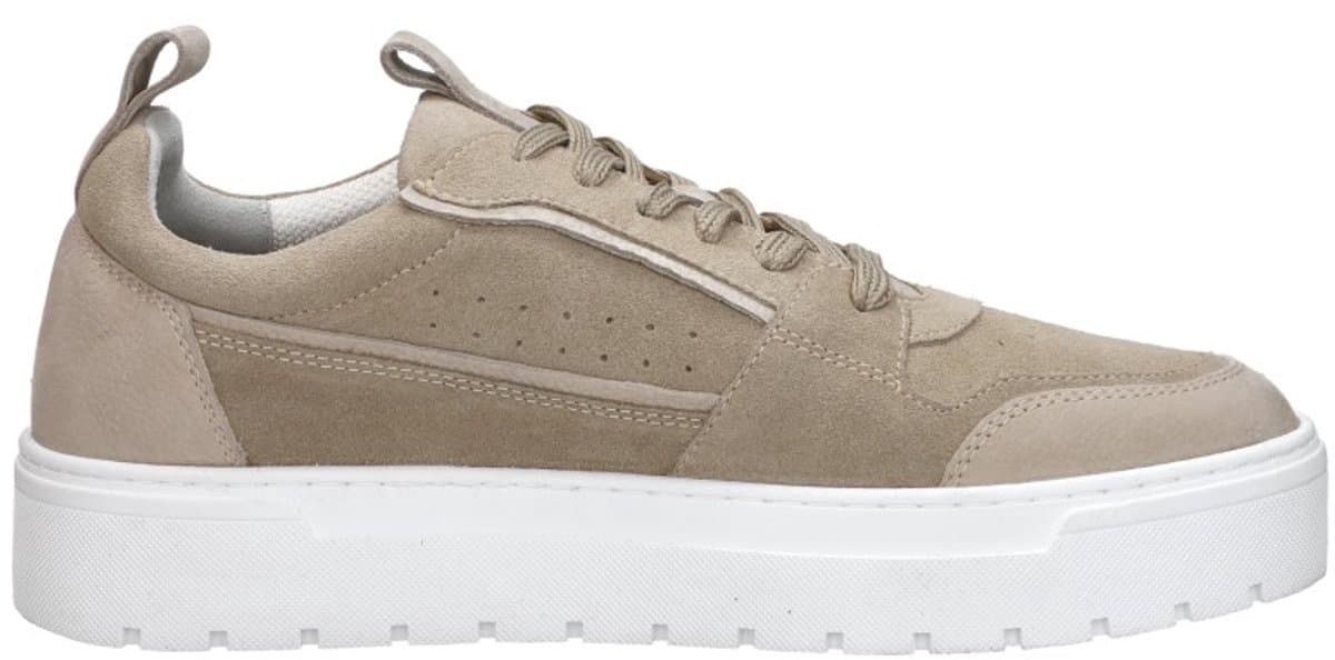 SUB55 Ivar Sneakers Laag - Beige - Maat 43