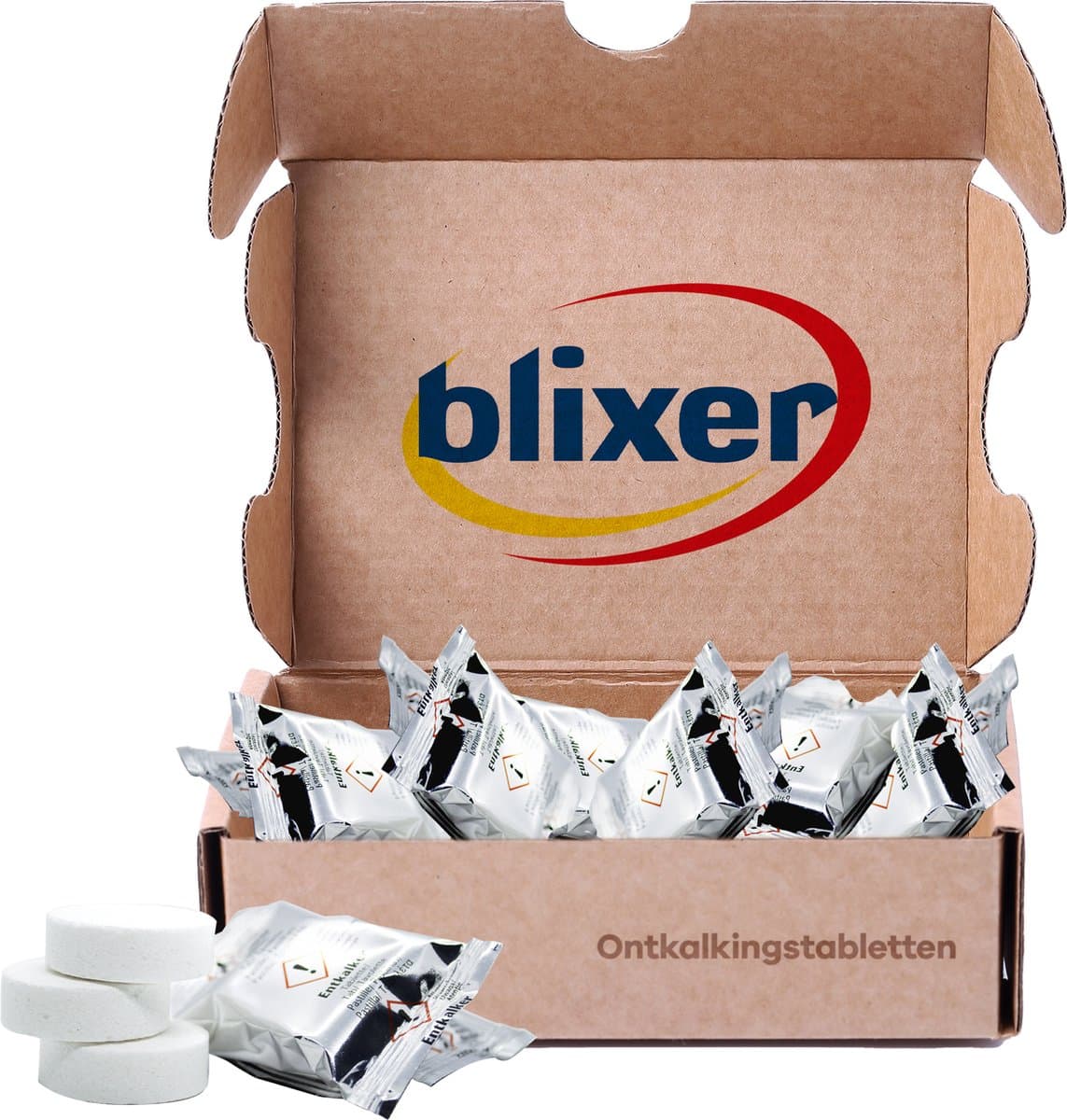 Blixer - 30 - universele ontkalkingstabletten - ontkalker - koffiemachine - waterkoker ontkalker - koffiemachine - antikalktablet - Geschikt voor o.a. Bosch Jura Melitta Miele Philips Saeco Siemens - Universeel