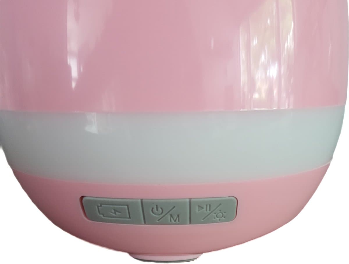Slimme Muzikale Bloempot - Bluetooth-luidspreker en Pianomodus - 3-in-1 Plantpot - Touch Control met Kleurrijke LED-verlichting - Roze