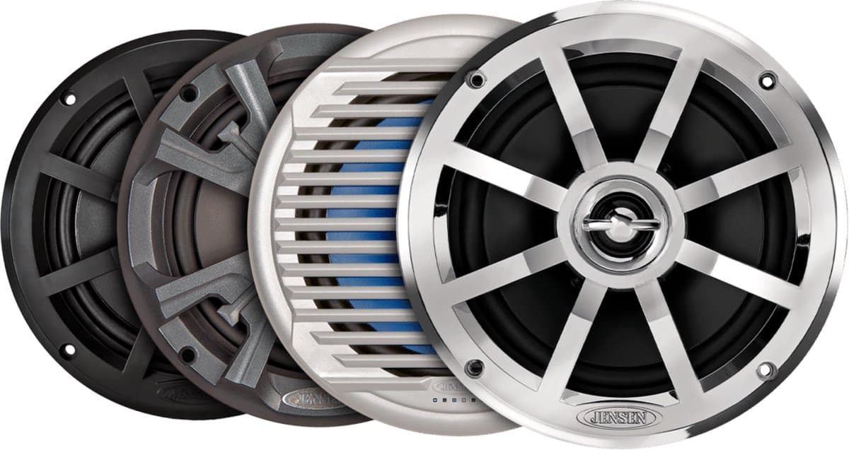 Jensen MSX60RV 75-watt marine luidsperkers (paar) grijs