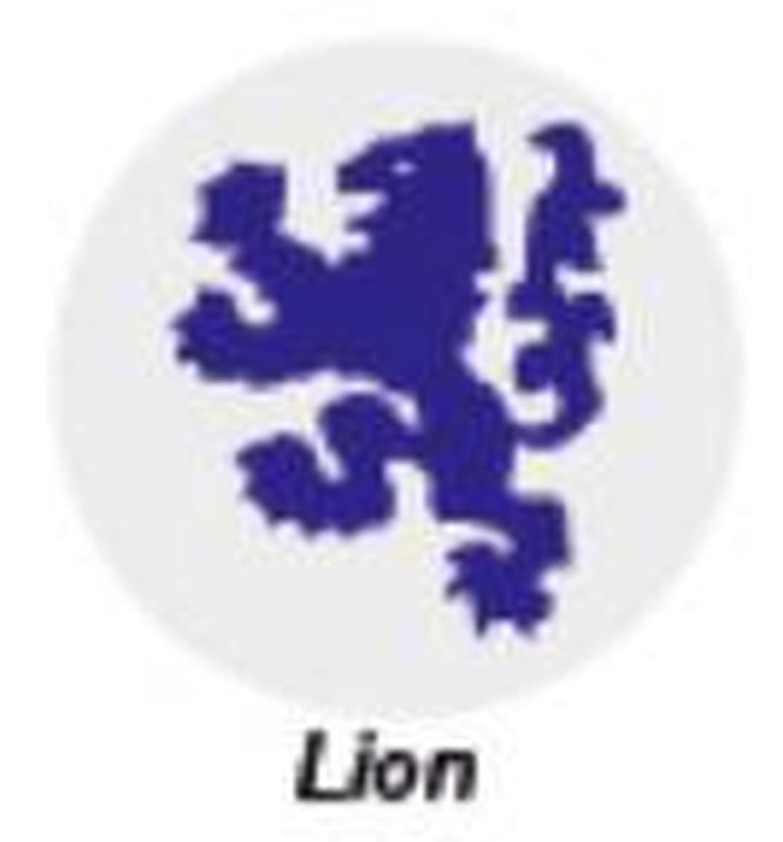 Asbri - Golf Bal Stempel - Leeuw
