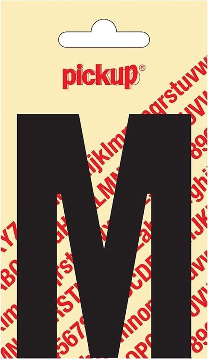 Pickup plakletter Nobel 90 mm zwart M - 31002090M
