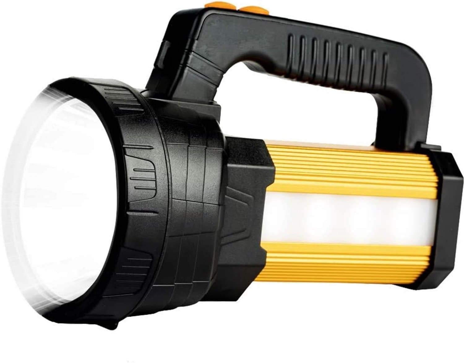 Oplaadbare LED-zaklamp - Goud - 15000 lumen - Waterdicht en Draagbaar - Voor Buitenactiviteiten