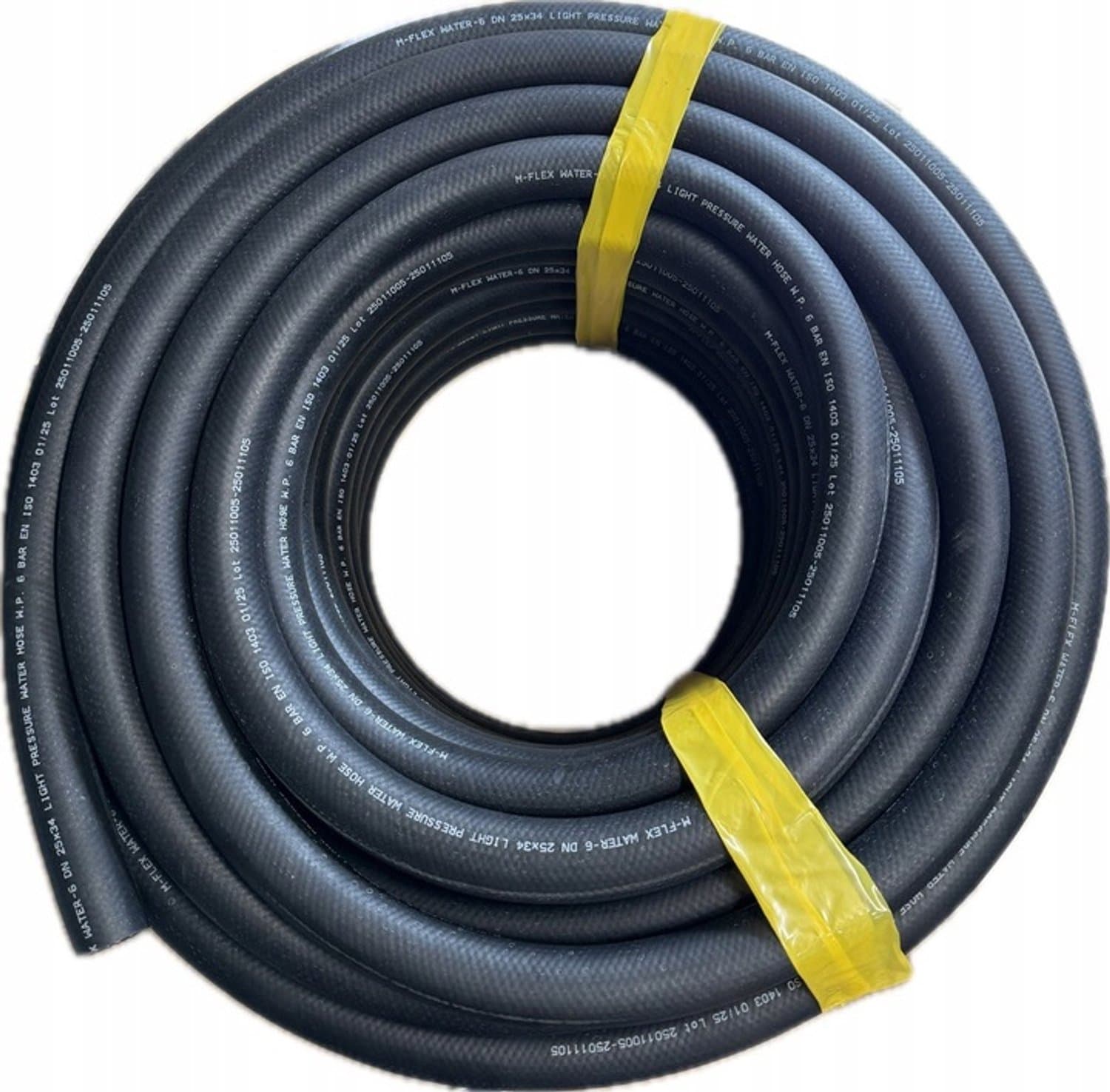 Versterkte Rubberen Zuigslang 6mm 1/4" 6 Bar voor Water
