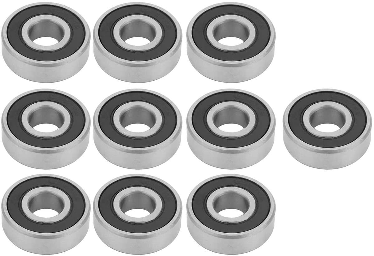10 Stuks 6201-Rs Lager Staal Groefkogellager 12Mm 6201Z,6201-Rs,6201 Lager,Kugellager 6201 2Rs,6201Rs,Roulement 6201 Rs