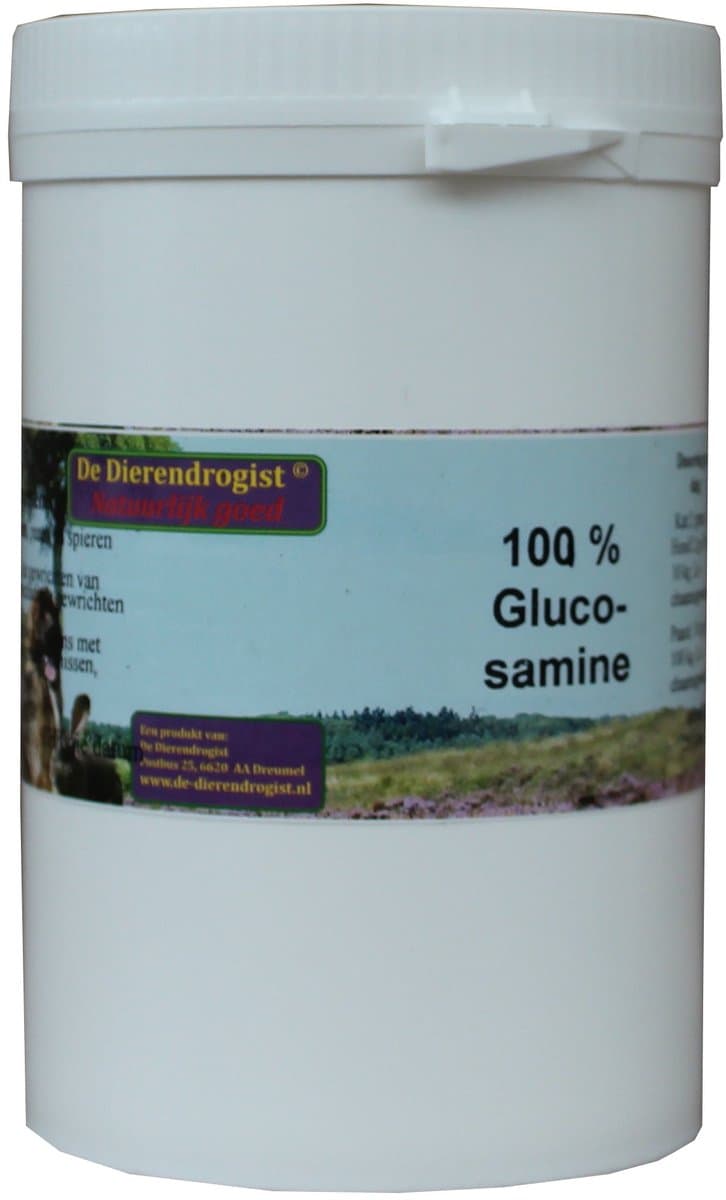 Glucosamine Diervoeder DIERENDROGIST - 100% Puur - 250gr voor Honden, Katten en Paarden