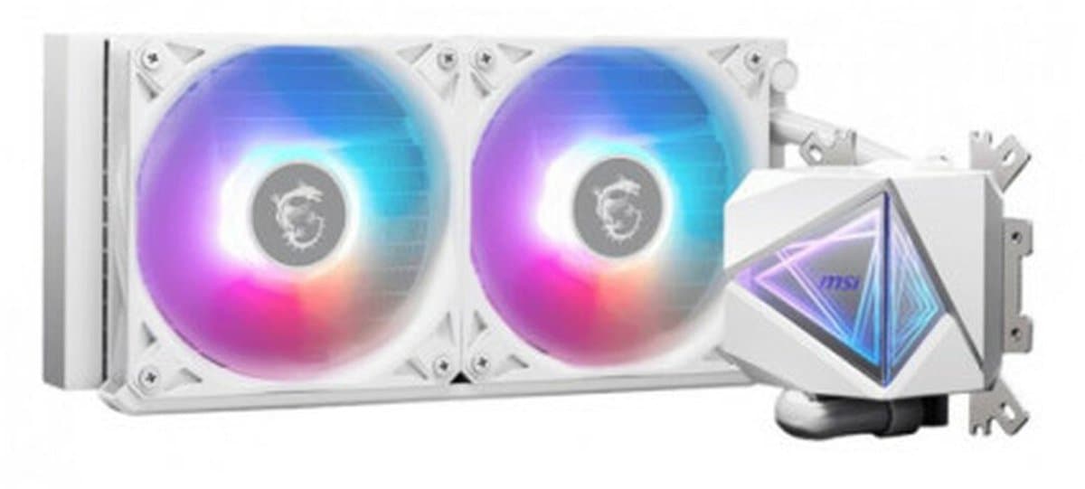 MSI MAG Coreliquid I240 Processor Kit voor vloeistofkoeling 12 cm Wit 1 stuk(s)