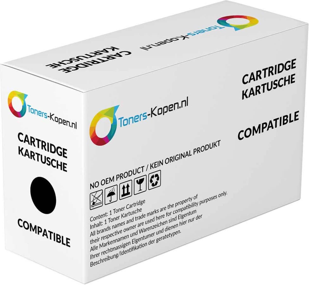 Dell 2130 2135 Zwart Toner 2500 Pagina's - 593-10312 Compatible - Huismerk Tonercartridge - 2130c 2130cn 2135cn - 593-10312 alternatief - Dell toner - 593-10320