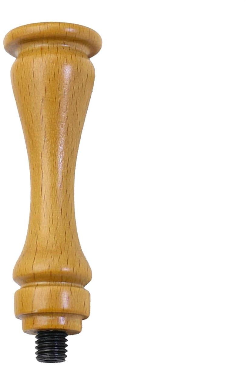 Houten Waszegel Handvat - Stempel Handvat - Creatieve Projecten - Ergonomisch Ontwerp - 8.3 cm - Beige