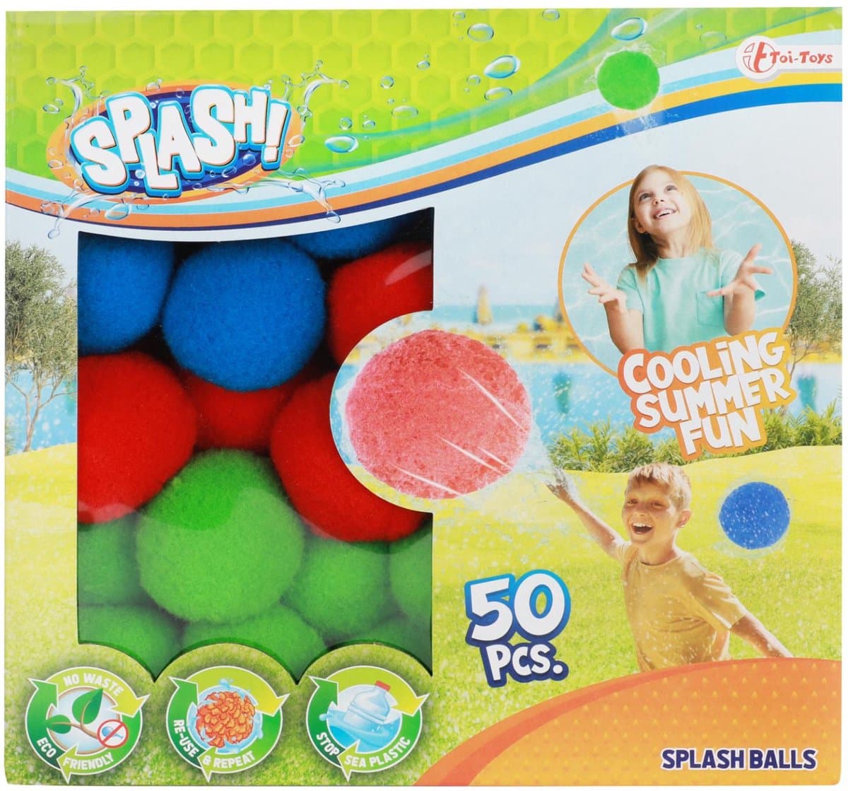 Splash - Super Splashballen - 50 stuks - Ø5cm - Milieuvriendelijk