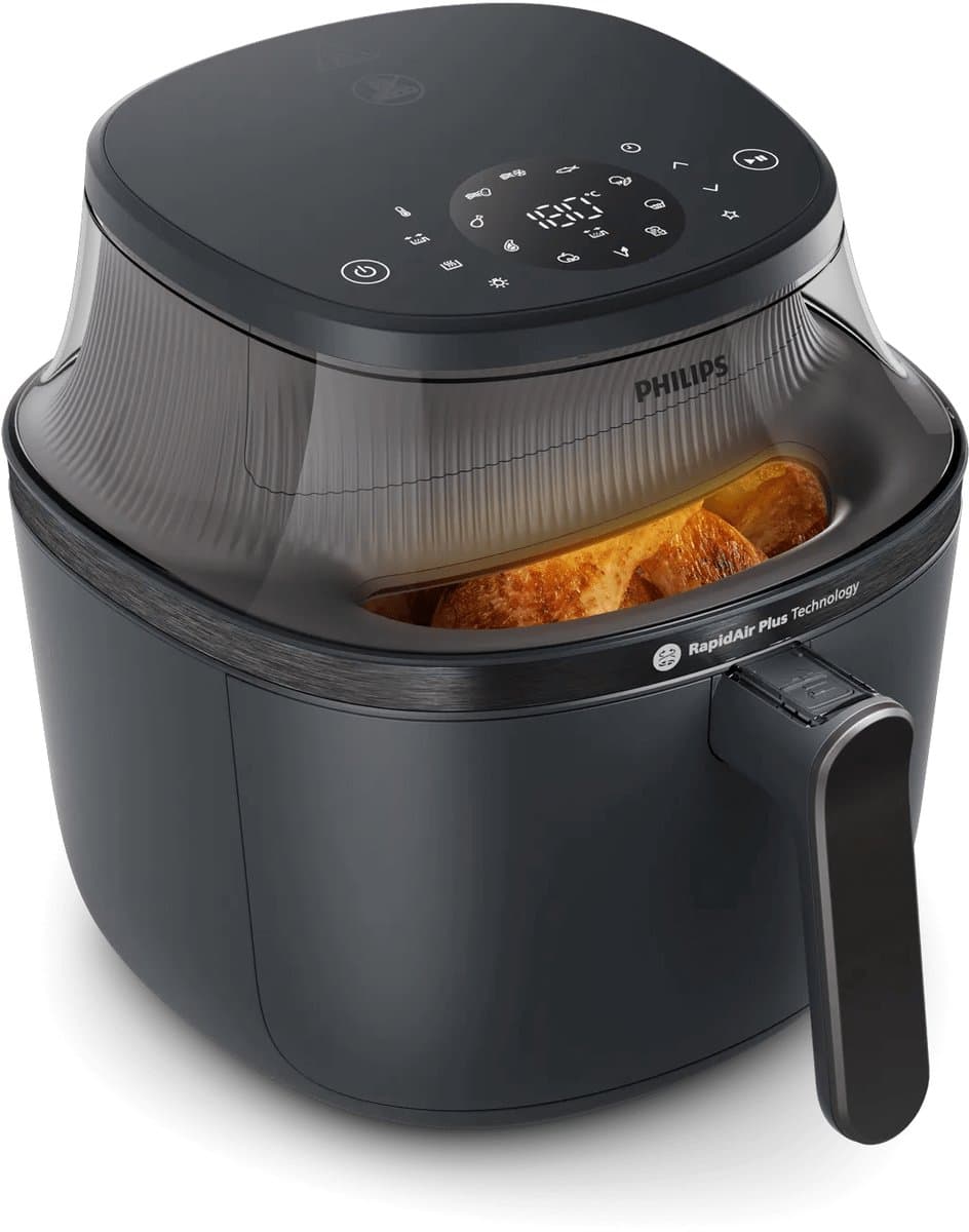 Philips 3000 Series Airfryer NA330/00 – 6,2 L – Rapid Air Plus – Kijkvenster – Touchscreen