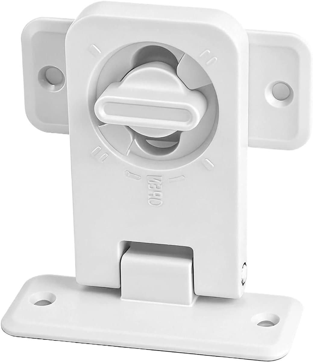 Koelkastslot - Kinderslot - Huis Beveiligen - Sleutelloos Draaien - 6x7x2 cm - Wit