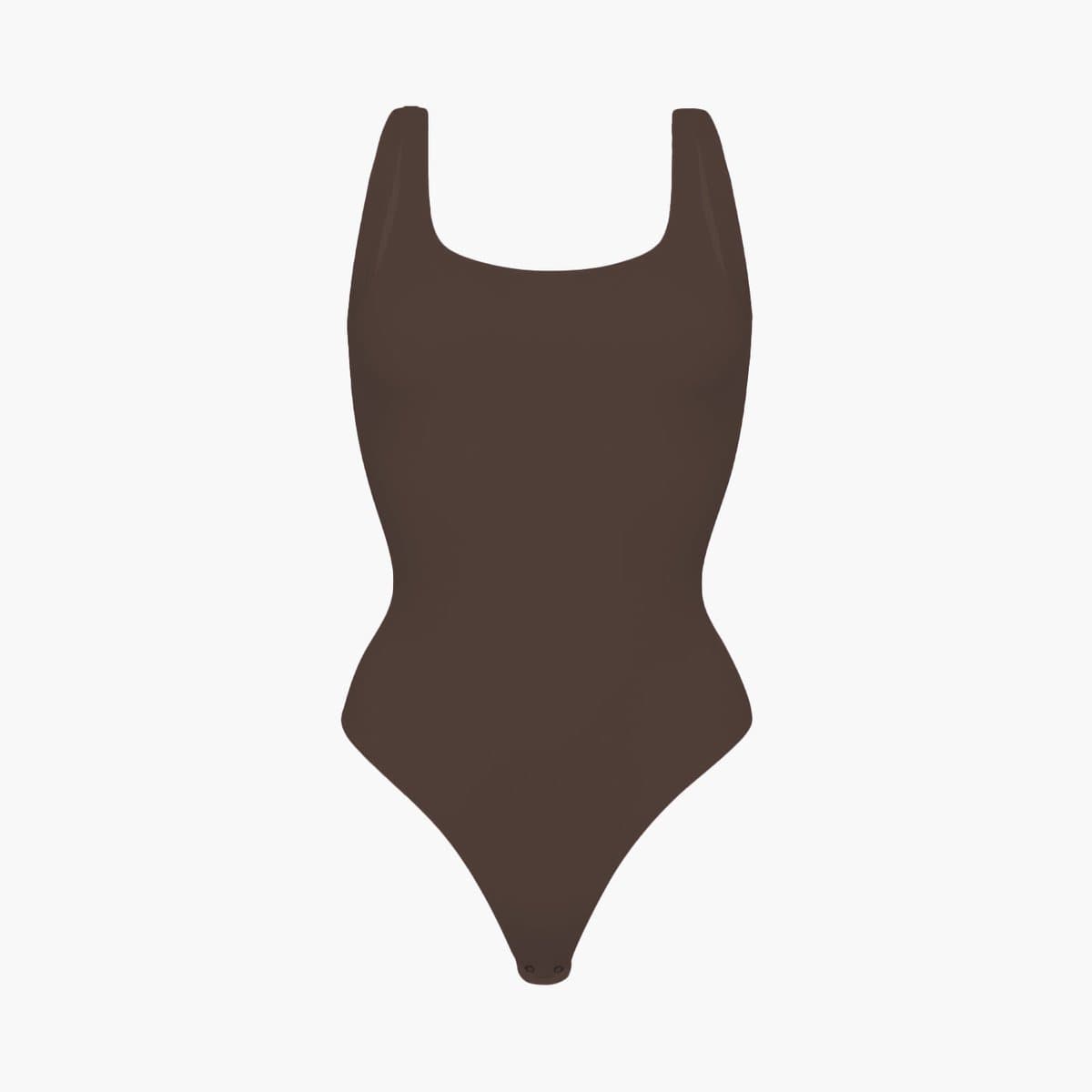 cfab - Onderrug - Lichaam Bruin M - Corrigerende Body - Naadlos - corrigerend ondergoed dames